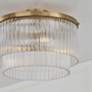 3_Capital Vaughn 16" Wide Aged Brass 3-Light Ceiling Light more views