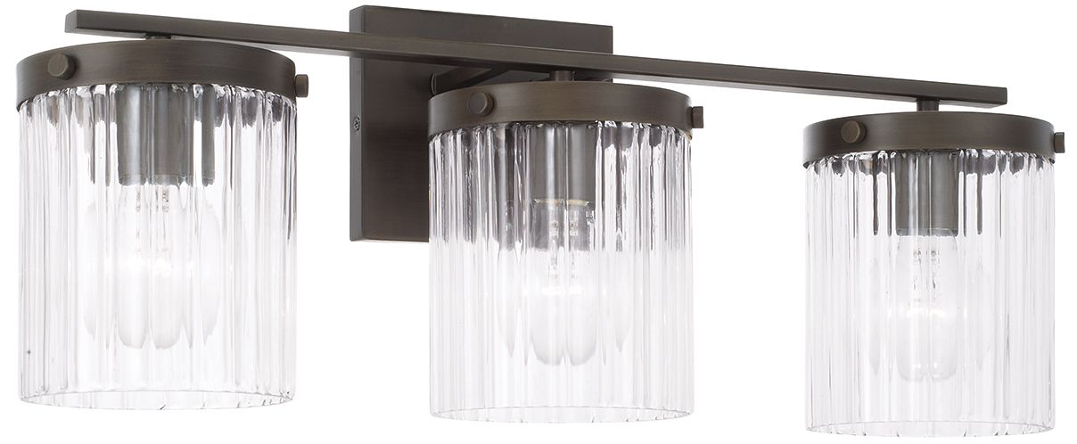 Image 2 Capital Vaughn 23 1/4"W Oil-Rubbed Bronze 3-Light Bath Light