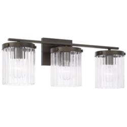 Capital Vaughn 23 1/4"W Oil-Rubbed Bronze 3-Light Bath Light