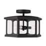 5_Capital Walton 16" Wide Black 3-Light Outdoor Ceiling Light more views