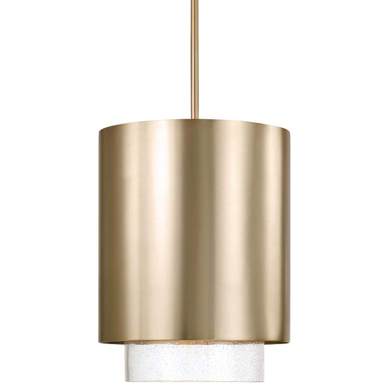Image 2 Capital Weller 11 1/2" Wide Matte Brass Mini Pendant