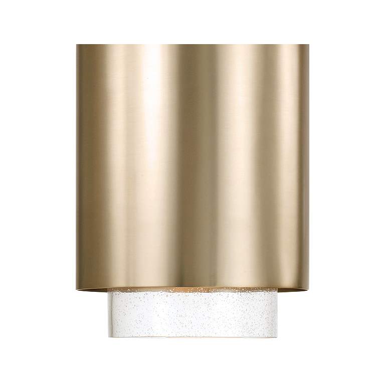 Image 3 Capital Weller 11 1/2" Wide Matte Brass Mini Pendant more views