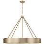 Thumbnail2 of Capital Weller 35 3/4"W Matte Brass 6-Light Ring Chandelier