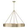 Thumbnail4 of Capital Weller 35 3/4"W Matte Brass 6-Light Ring Chandelier more views