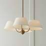 Thumbnail1 of Capital Welsley 25 1/2" Wide Aged Brass 4-Light Chandelier