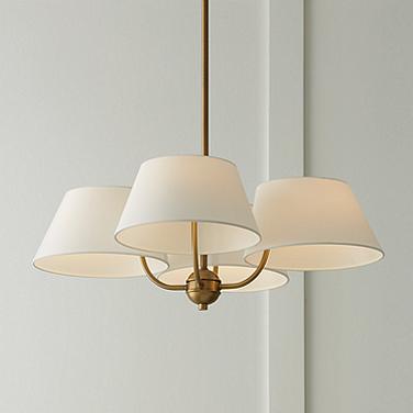 Capital Welsley 25 1/2" Wide Aged Brass 4-Light Chandelier
