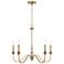 Capital Weston 26" Wide Matte Brass 5-Light Chandelier