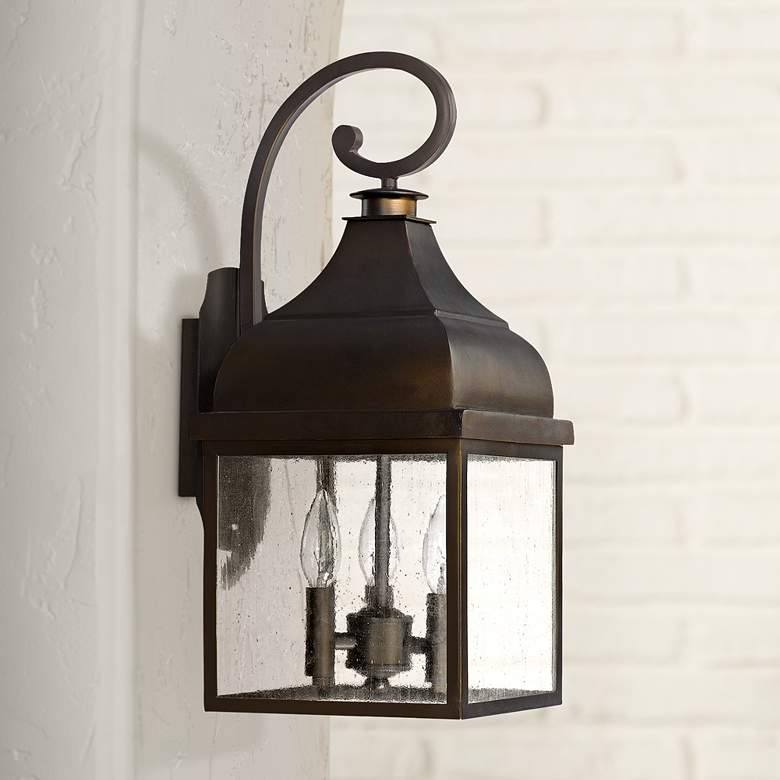 Image 1 Capital Westridge 20 1/4 inchH Old Bronze Outdoor Wall Light