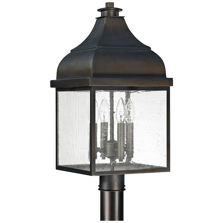 Image 1 Capital Westridge 22 3/4 inchH Old Bronze Outdoor Post Light