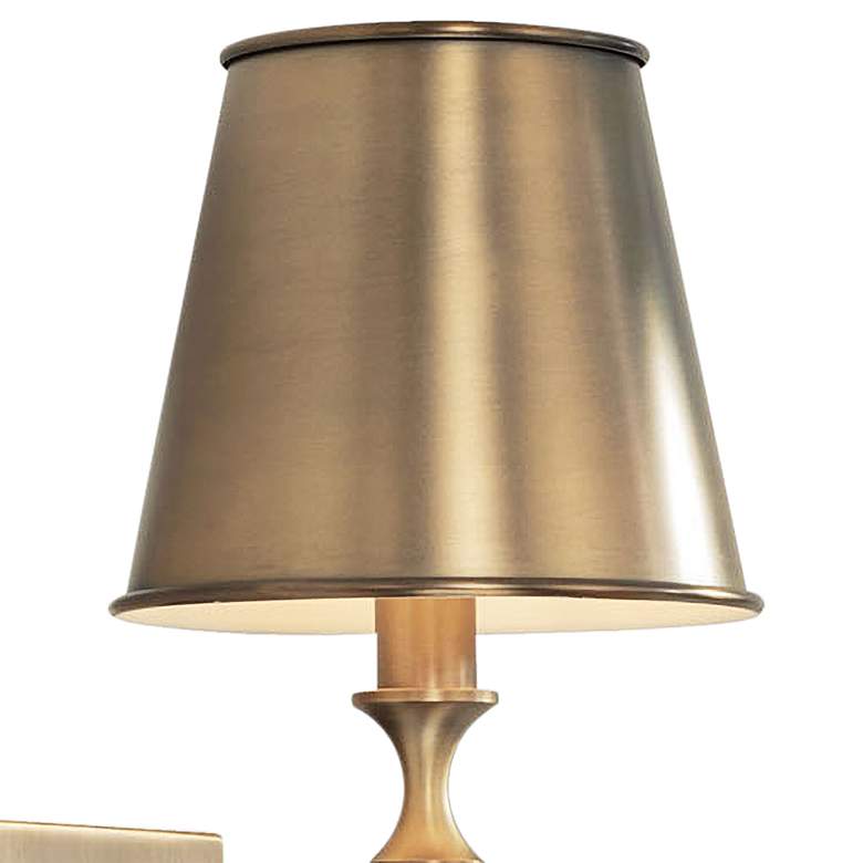 Image 3 Capital Whitney 18 3/4" High Aged Brass Wall Sconce more views