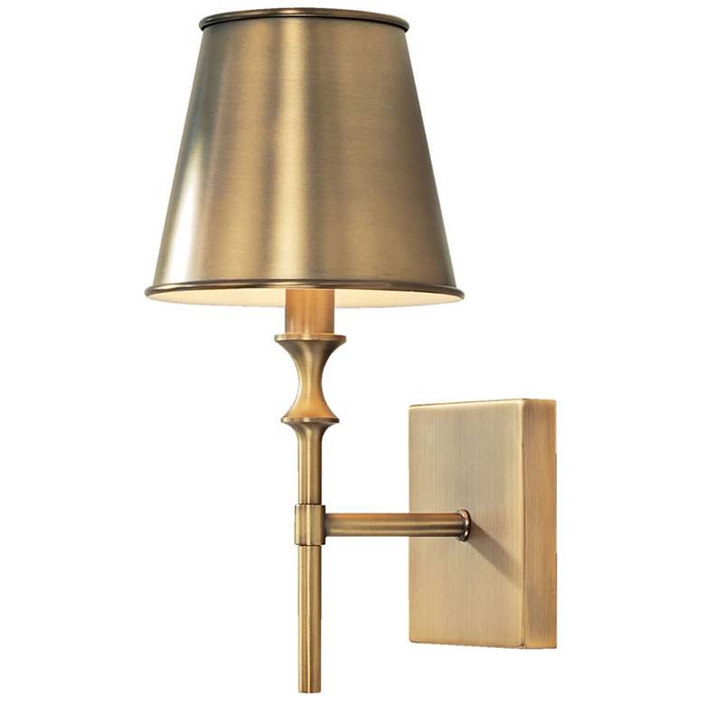 Image 4 Capital Whitney 18 3/4" High Aged Brass Wall Sconce more views