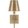 Capital Whitney 18 3/4" High Aged Brass Wall Sconce