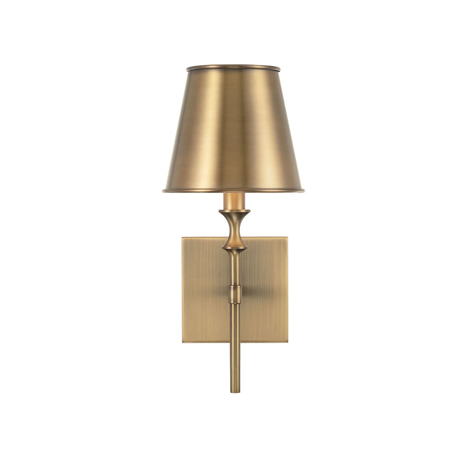 Capital Whitney 18 3/4" High Aged Brass Wall Sconce