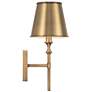 Capital Whitney 18 3/4" High Aged Brass Wall Sconce