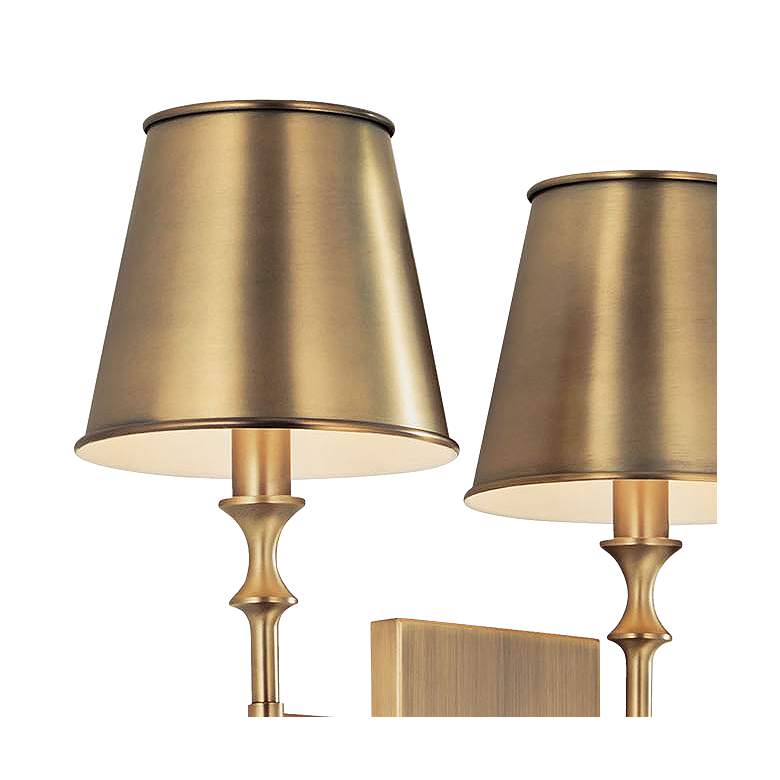 Image 3 Capital Whitney 24" Wide Aged Brass 3-Light Bath Light more views