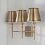 Capital Whitney 24" Wide Aged Brass 3-Light Bath Light