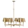 4_Capital Whitney 41" Wide Aged Brass 8-Light Chandelier more views