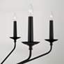 6_Capital Wilder 41" Wide Matte Black 6-Light Chandelier more views