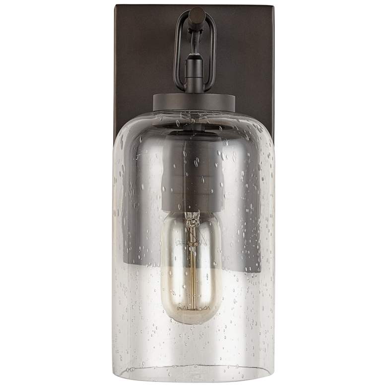 Image 2 Capital Wilton 11" High Old Bronze Metal Wall Sconce