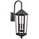 Capitol Ellsworth 28 3/4" High Bronze 3-Light Outdoor Wall Lantern