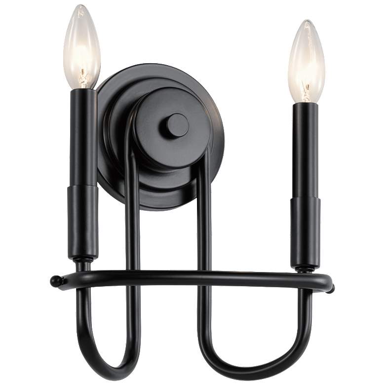 Image 1 Capitol Hill 11 inch Wall Sconce in Black