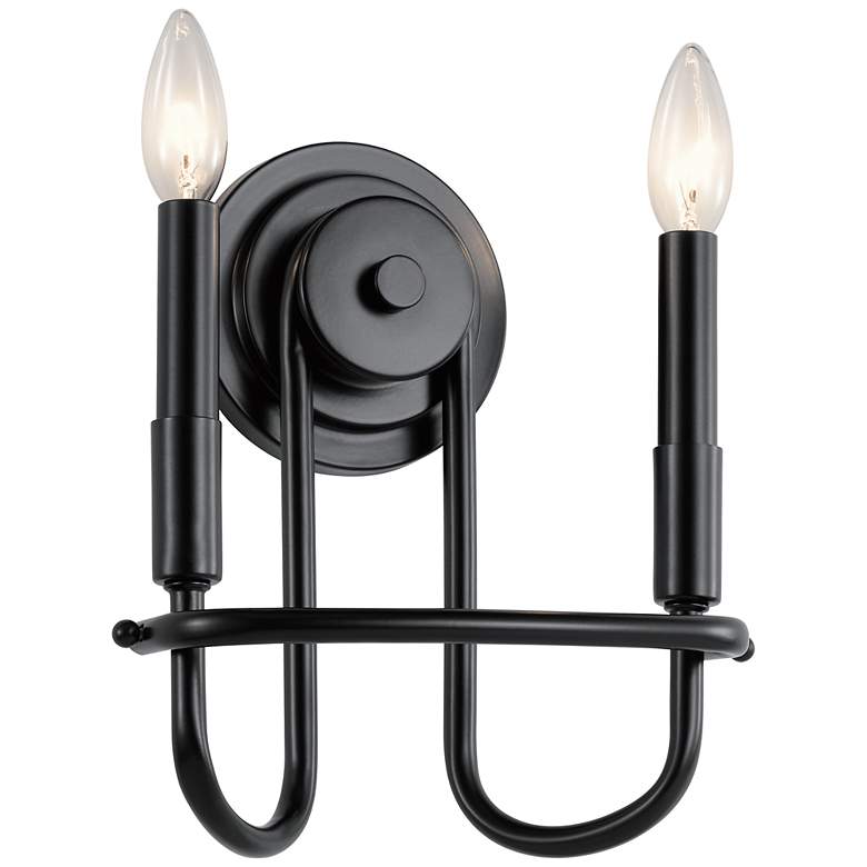 Image 1 Capitol Hill 11 inch Wall Sconce in Black