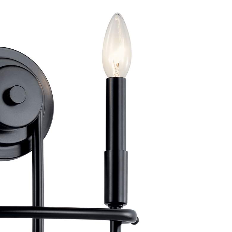 Image 3 Capitol Hill 11" Wall Sconce in Black more views