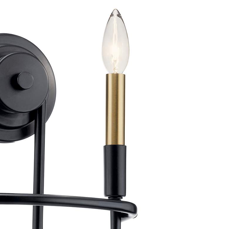 Image 5 Capitol Hill 11" Wall Sconce in Black more views