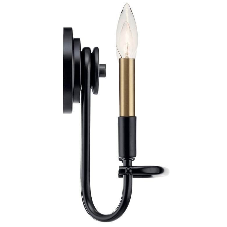 Image 6 Capitol Hill 11" Wall Sconce in Black more views