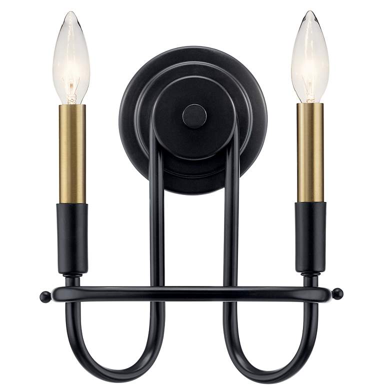 Image 7 Capitol Hill 11" Wall Sconce in Black more views