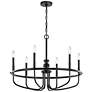 Capitol Hill 22" Chandelier Black