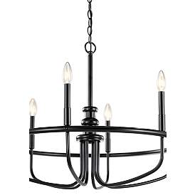 Image3 of Capitol Hill 22" Chandelier Black more views