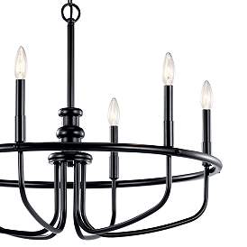 Image4 of Capitol Hill 22" Chandelier Black more views