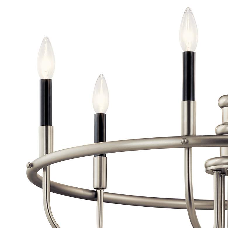 Image 7 Capitol Hill 28 3/4" Wide Brushed Nickel 6-Light Chandelier more views