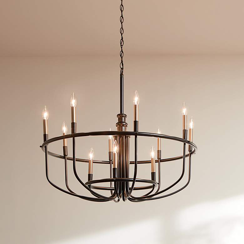 Image 1 Capitol Hill 31" Chandelier in Black