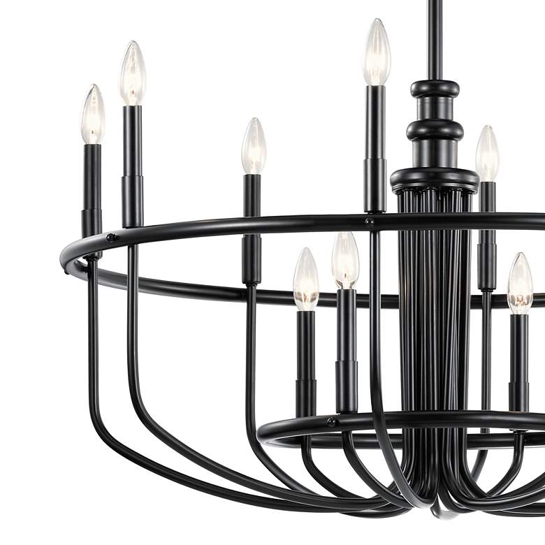 Image 3 Capitol Hill 31" Chandelier in Black more views