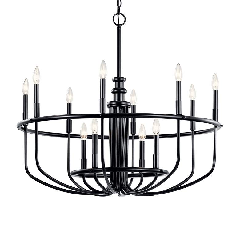 Image 4 Capitol Hill 31" Chandelier in Black more views