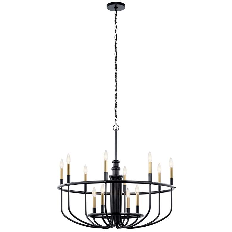 Image 6 Capitol Hill 31" Chandelier in Black more views