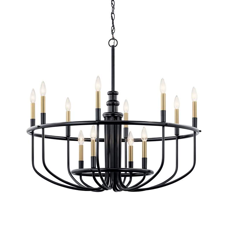 Image 7 Capitol Hill 31" Chandelier in Black more views