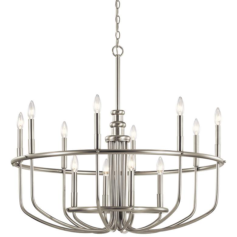 Image 1 Capitol Hill 31 inch Chandelier in Nickel