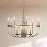 1_Capitol Hill 34 3/4" Wide Brushed Nickel 12-Light Chandelier