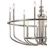 3_Capitol Hill 34 3/4" Wide Brushed Nickel 12-Light Chandelier more views