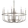 4_Capitol Hill 34 3/4" Wide Brushed Nickel 12-Light Chandelier more views