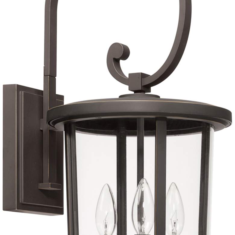 Image 2 Capitol Howell 26 1/4" High Oiled Bronze 3-Light Outdoor Wall Light more views