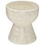 Capiz 18" Natural Shell Accent Table