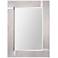 Capiz Silver Leaf 30" x 40" Rectangular Wall Mirror