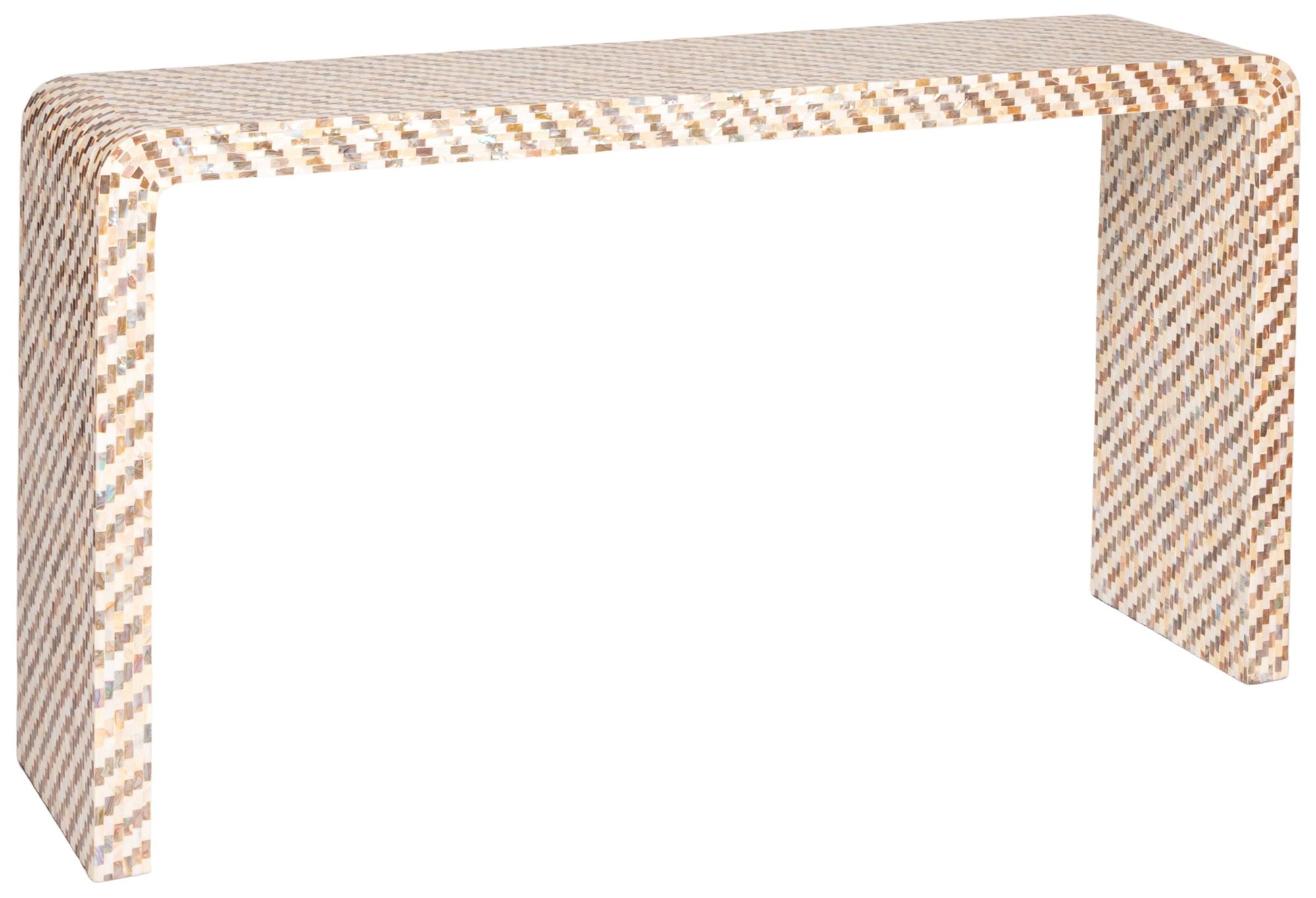 Capiz Waterfall Console Table