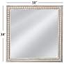 6_Cappi 38" x 38" White Washed Wall Mirror more views