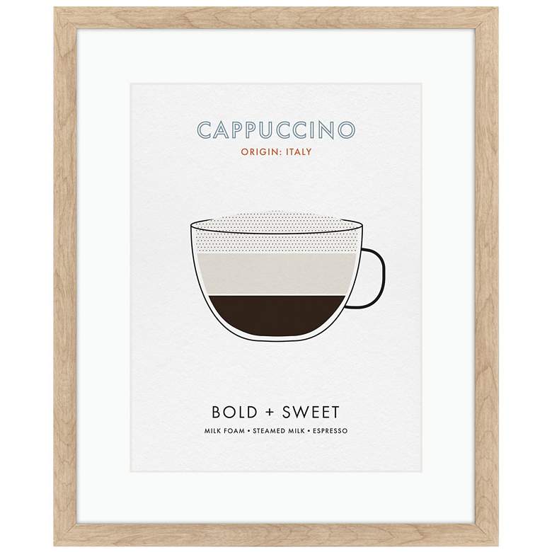 Image 1 Cappuccino 18"W x 22"H Framed Wall Art