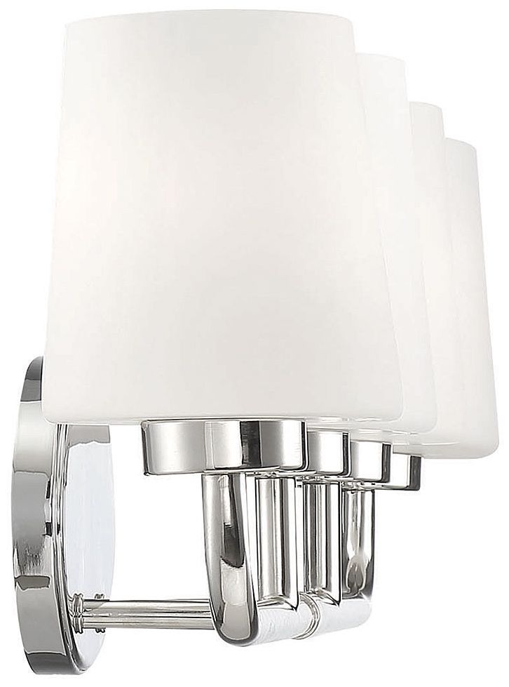 Image 5 Capra 4-Light Bathroom Vanity Light in Polished Nickel more views